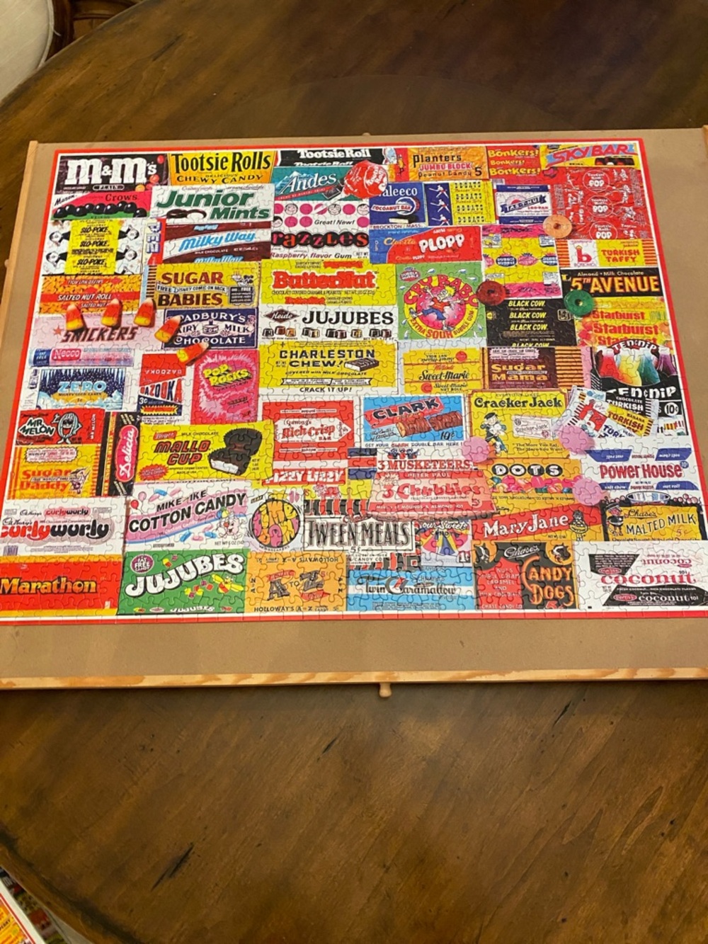 White Mountain • Candy Wrappers 1000 Jigsaw Piece Puzzle - Picture 2 of 5